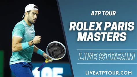 rolex paris masters atp|watch paris masters live tennis.